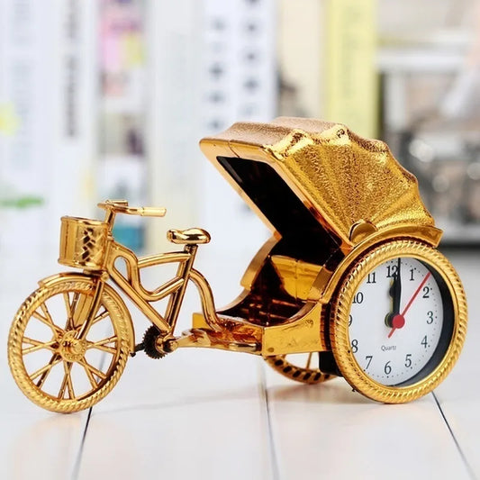 CLASSIK| Retro Decorative Rickshaw Shaped Alarm Clock