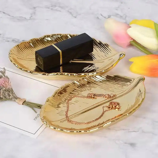 BRILLLE| Decorative Leaves Shaped Storage Tray