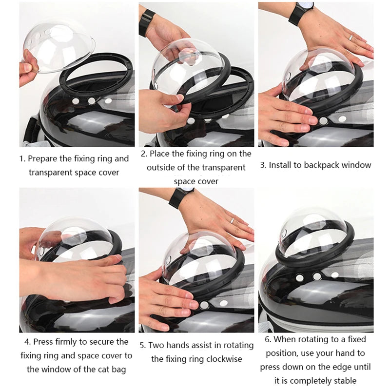 Space Capsule Pet Carrier Backpack