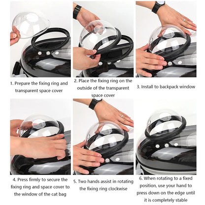 Space Capsule Pet Carrier Backpack