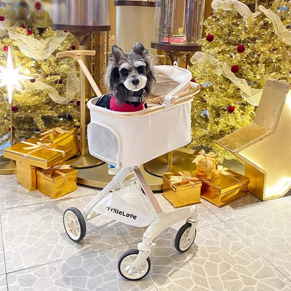 PU leather Pet Stroller