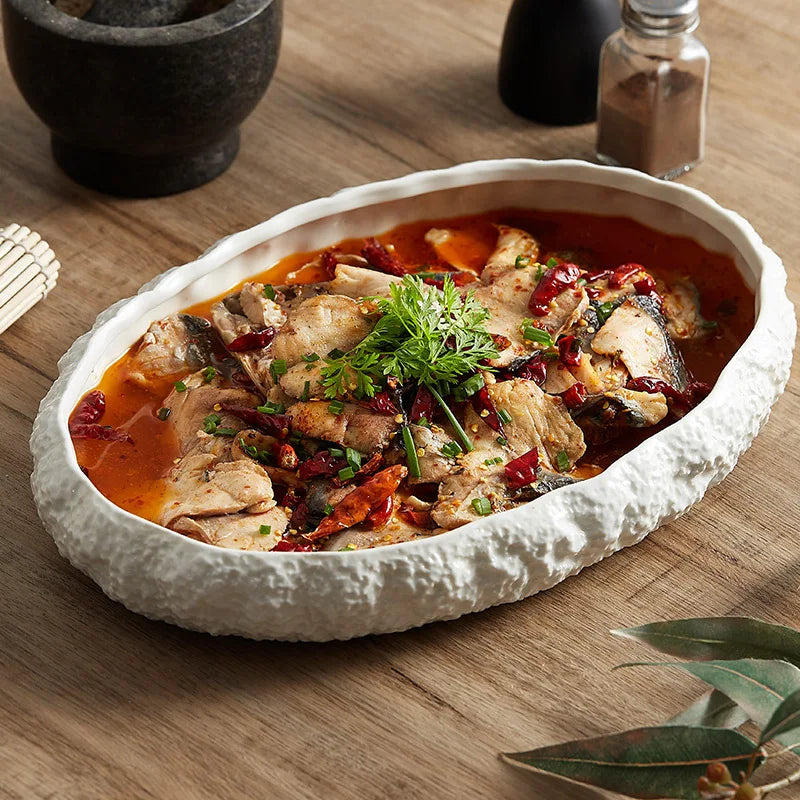 STIGM| Rock Grain Deep Steamed Fish Plate