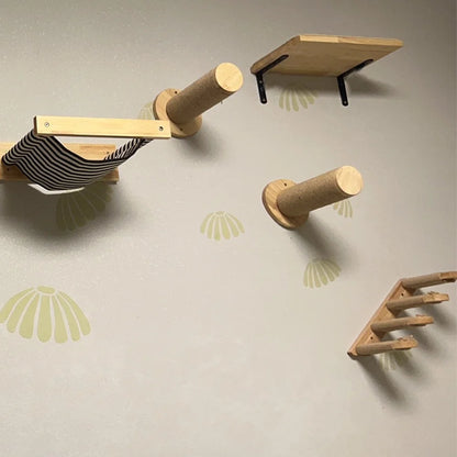Wall-Mounted Cat Ladder & Platform