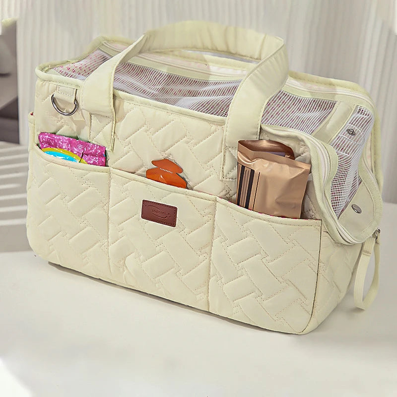 Soft-Sided Crossbody Travel Bag for Pets
