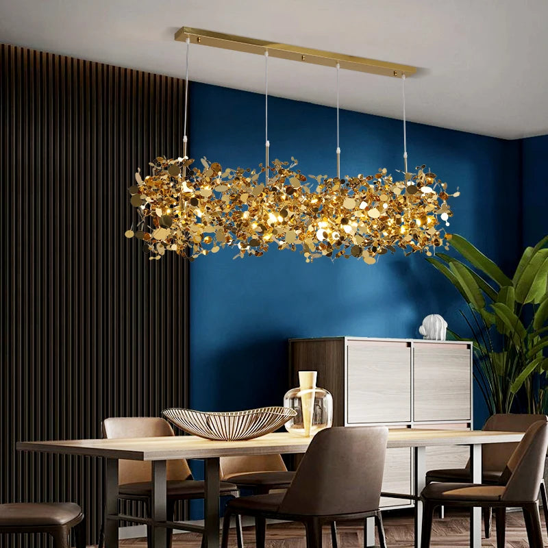 TRI| Modern Stainless Steel Chandelier