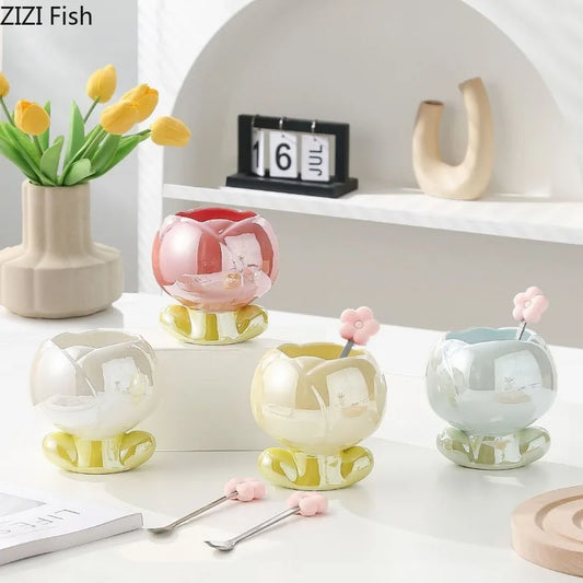 MAROON| Creative Tulip Mug