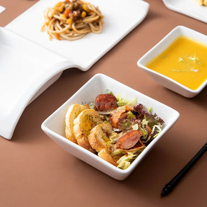 MANU| Japanese style Ceramic Square Plate