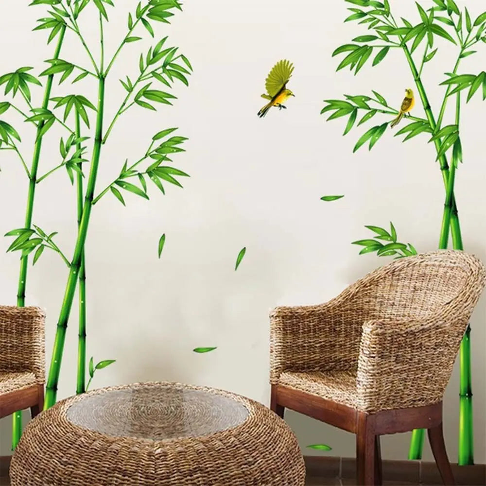 OARTU| Decorative Bamboo Plant Wall Sticker