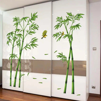 OARTU| Decorative Bamboo Plant Wall Sticker