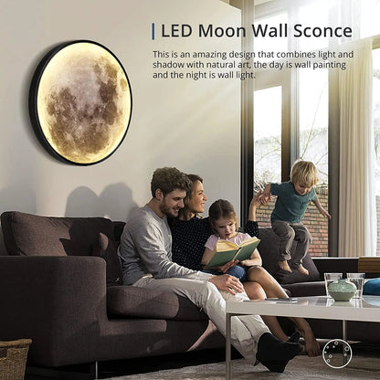 COOPER| Applique murale moderne à LED en forme de lune