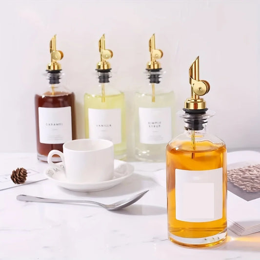 SPONEY| 1PC Glass Oil Dispenser Bottle