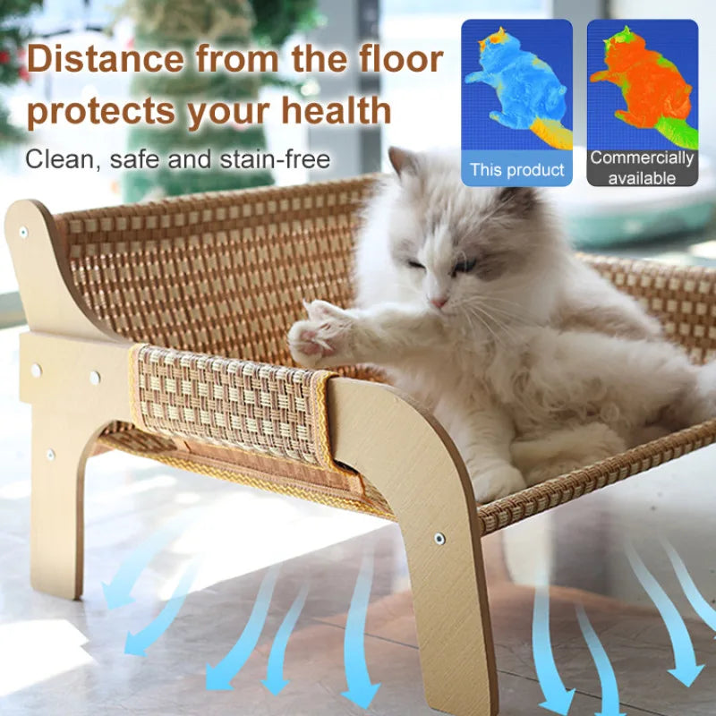 Wooden Cat Lounge Chair