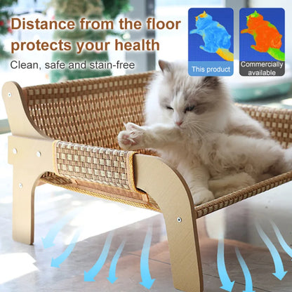 Wooden Cat Lounge Chair