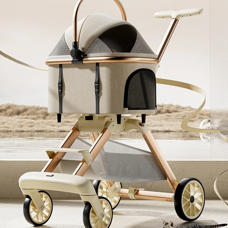 Multi-Functional Foldable Pet Stroller