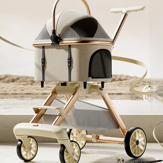 Multi-Functional Foldable Pet Stroller