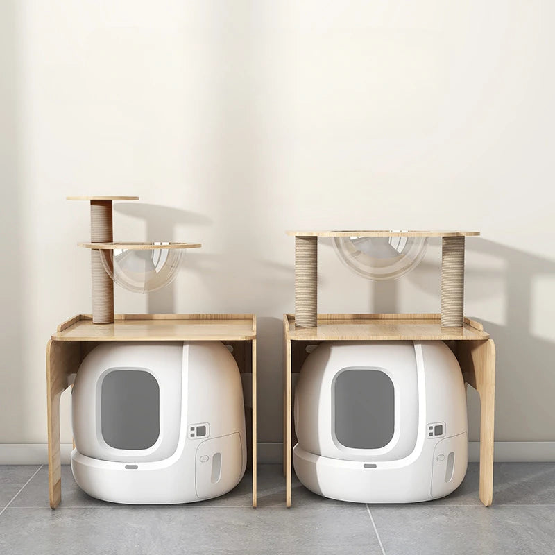 Wooden  Cat Villa Set