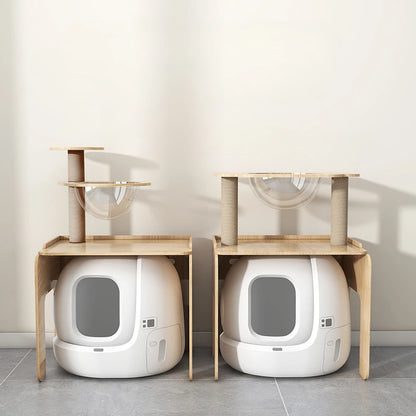 Wooden  Cat Villa Set