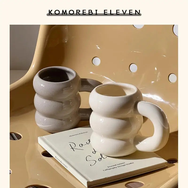 LYMAS| Cute Thicken Ceramic Mug
