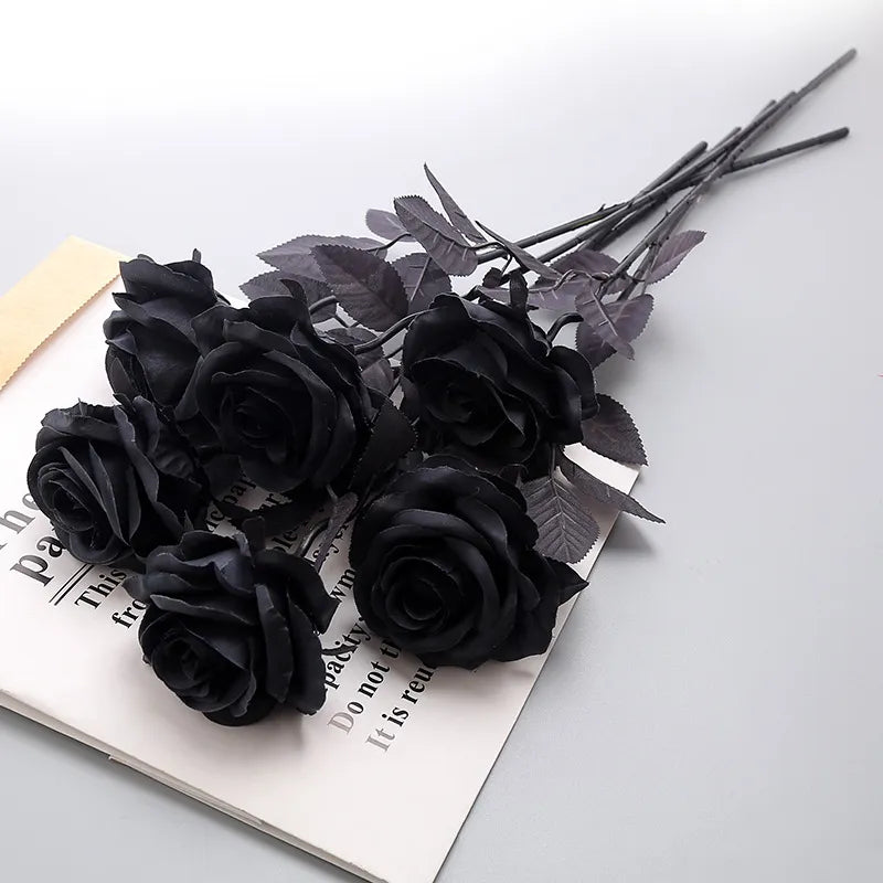 MUIJURU| Artificial Black Roses