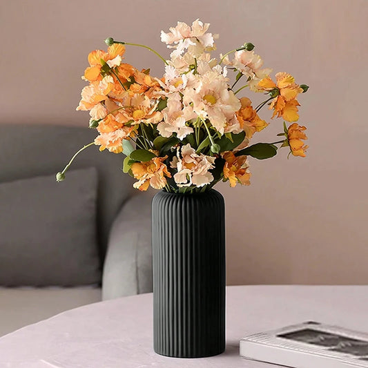 REIC| Striped Flower Vase