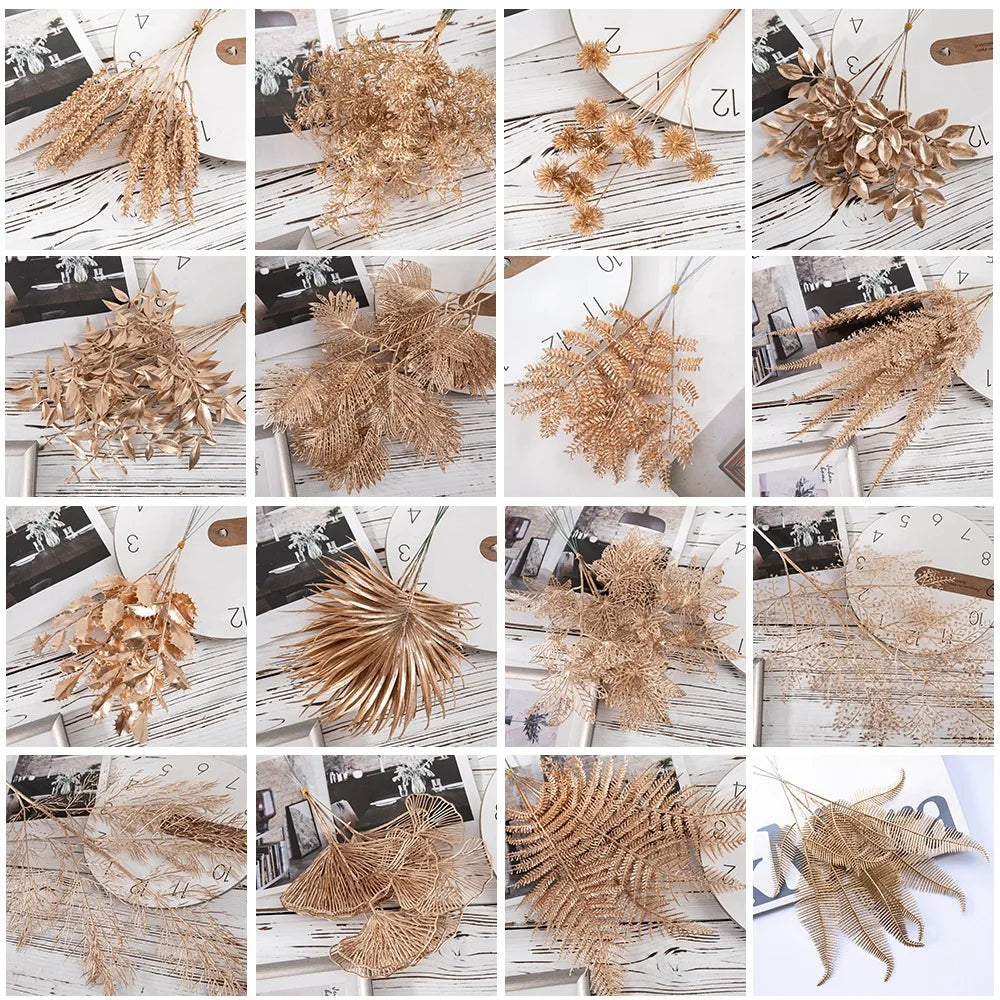 LEONY| Artificial Golden Flowers