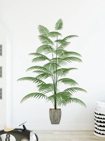EARTHIE| Waterproof Self-adhesive Green Plant Potted Wall Sticker