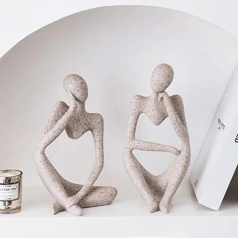 LANDL| The Thinker Abstract Statues Sculpture