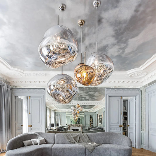 JUGOP| Modern Macaron Shaped Chandelier