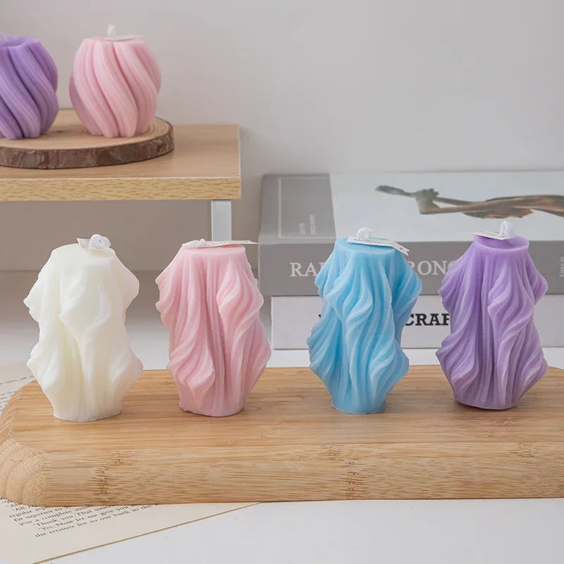KURKLAN| 3D Swirl Scented Candle