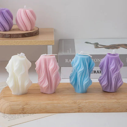 KURKLAN| 3D Swirl Scented Candle