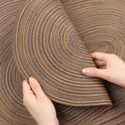 BH| Braided Oval Table Mat