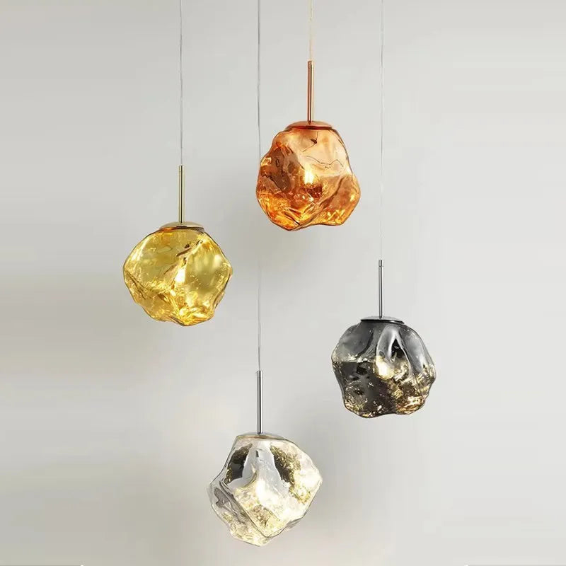 JUGOP| Modern Minimalist Glass Chandelier