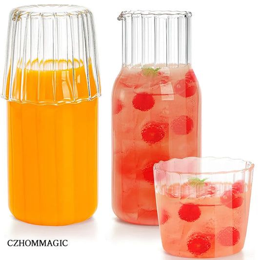 MUN| Bedside Water Carafe and Glass Cup Set