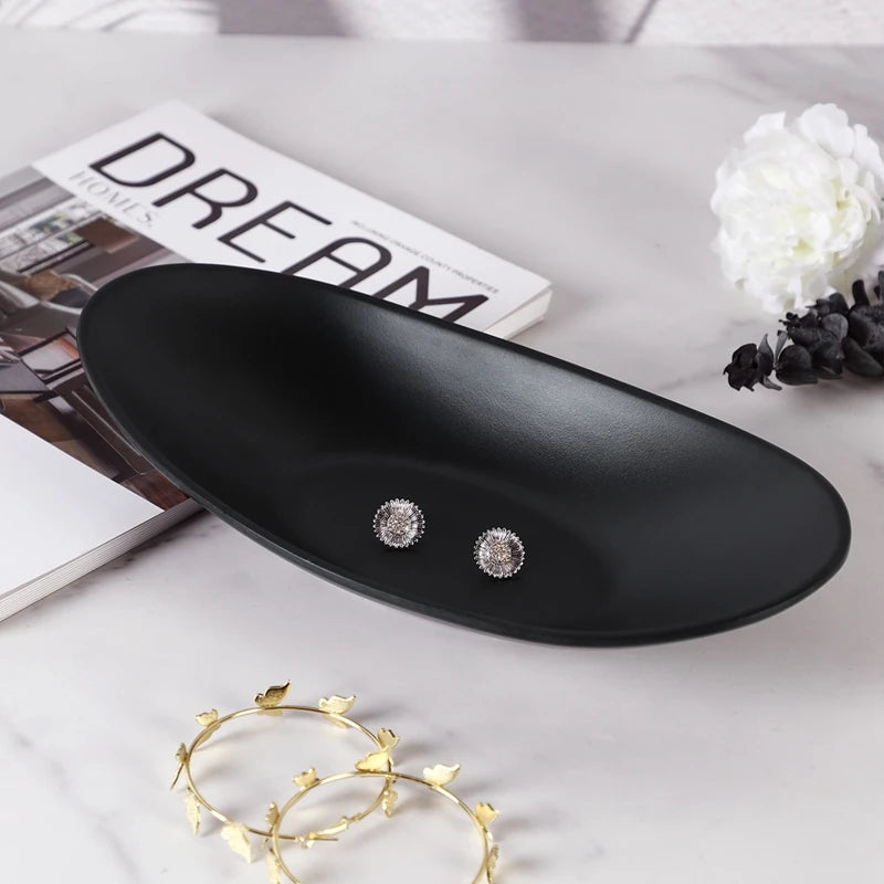 JASZ| Oval Shape Storage Tray