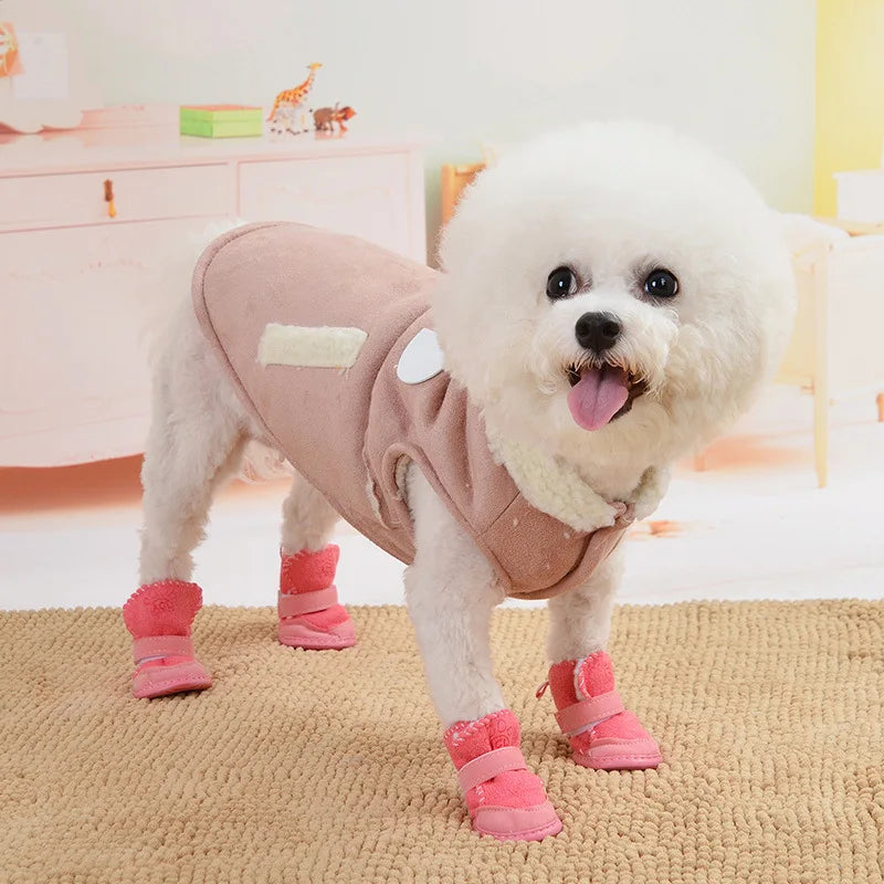 Warm Non-Slip Dog Boots