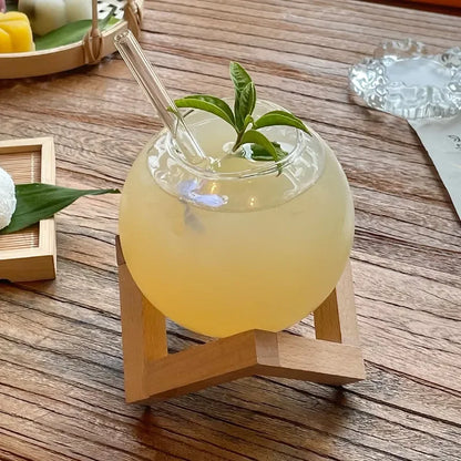 GOUCH| Cocktail Glass With Wood Stand