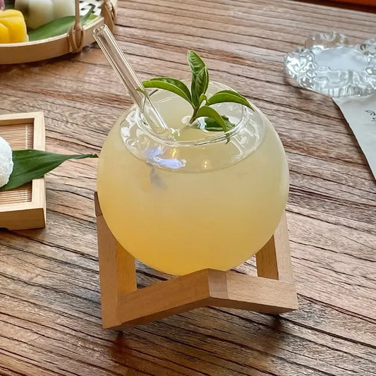 GOUCH| Cocktail Glass With Wood Stand