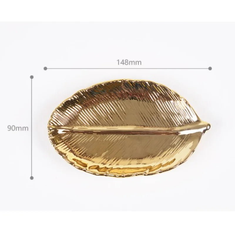 BRILLLE| Decorative Leaves Shaped Storage Tray