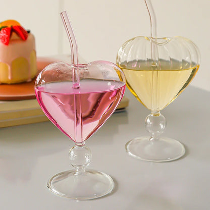 CRYSTI| Heart-shaped Cocktail Glass