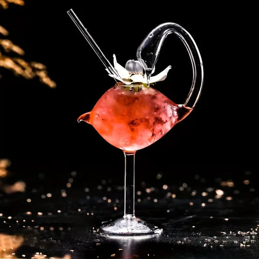 CRYSTI| Cocktail Swan shaped Glass