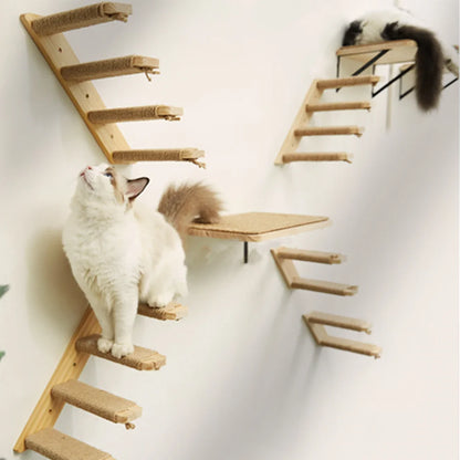 Wall-Mounted Cat Ladder & Platform