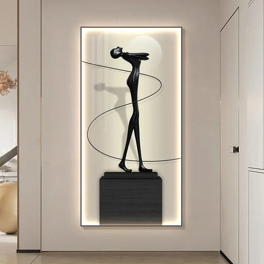 Modern Abstract Figure Portrait LED Wall Lamp