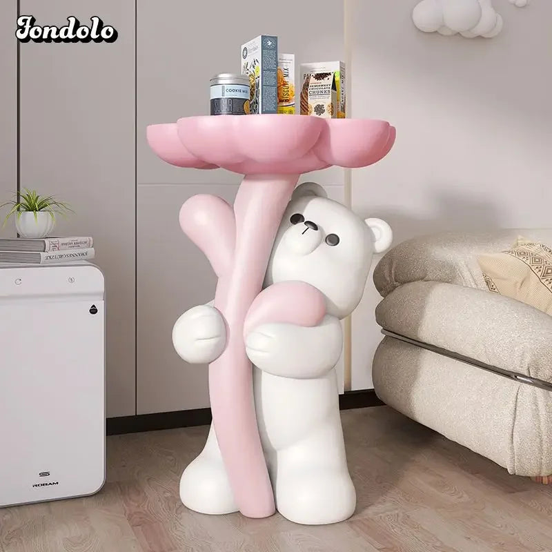 HEIIDI| Cartoon Bear Shaped Side Table