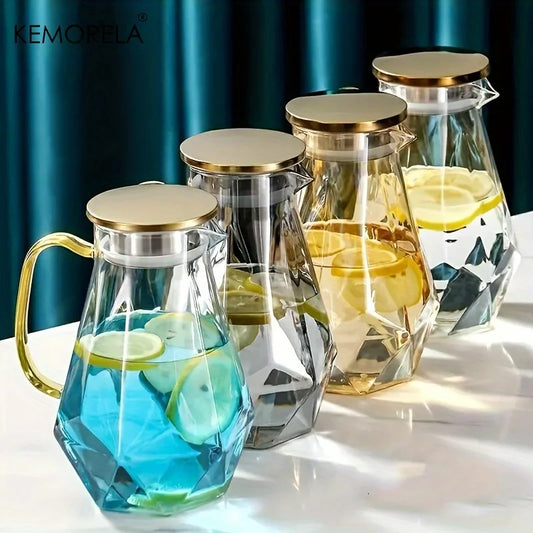 LILOU| Diamond Shaped Glass Jar