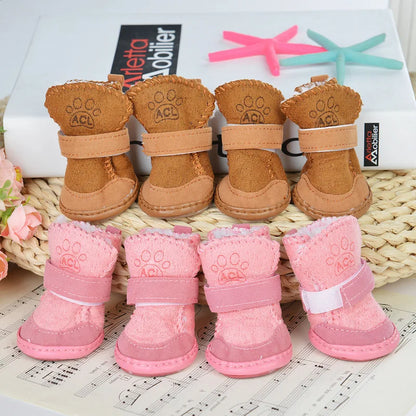 Warm Non-Slip Dog Boots