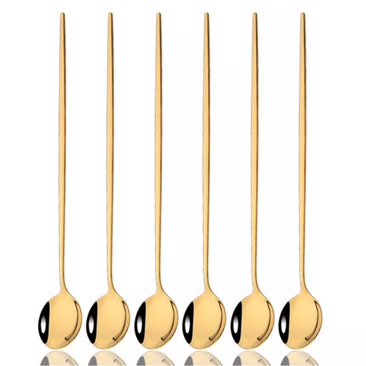 CUOTEY| 6Pcs Coffee Spoon Cutlery Set