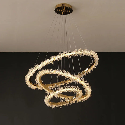 TRI| Crystal Chandelier
