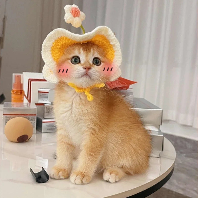Floral Pet Hat