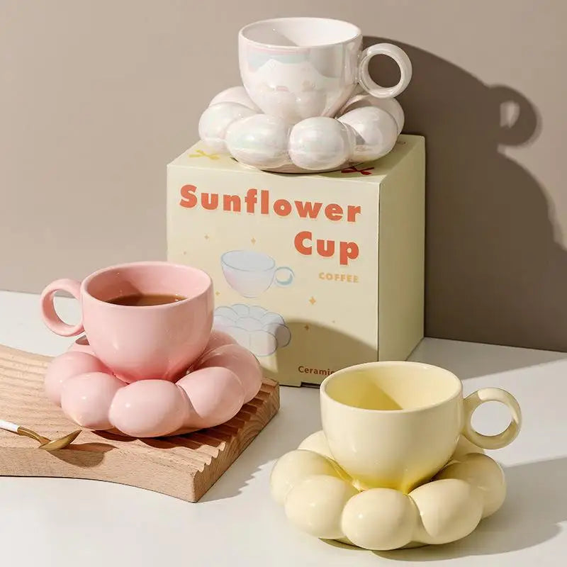 KOUKIE| Sunflower Cup and Saucer