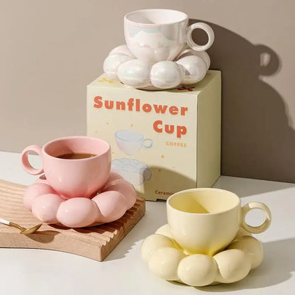 KOUKIE| Sunflower Cup and Saucer